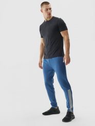 4F Spodnie treningowe szybkoschnące męskie - niebieskie 3XL. Niebieskie spodnie sportowe męskie 4F, m, bez wzorów, z dzianiny, na fitness i siłownię. W wyprzedaży za 79.99 zł.