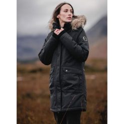 Dlx Dana- Damska kurtka puchowa Dlx Czarny Marl. Brązowe kurtki sportowe damskie DLX, bez wzorów, z puchu, bez ramiączek, bez kaptura, trekkingowe. Za 932.99 zł.