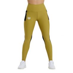Damskie legginsy Arena Team Panel. Zielone legginsy damskie ARENA, bez wzorów, ze skóry. Za 241.00 zł.