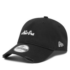 Czapka z daszkiem New Era. Czarne czapki damskie New Era, bez wzorów. Za 109.99 zł.