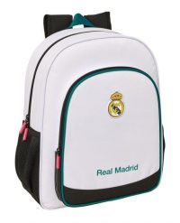 Real Madryt plecak sportowy junior backpack wielokolorowy. Białe plecaki męskie REAL MADRID, bez wzorów, z materiału, sportowe. Za 188.30 zł.