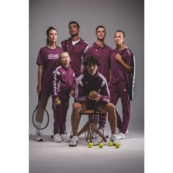 Spodnie treningowe Erima Celebrate 125 czerwone. Czerwone spodnie sportowe męskie Erima, m, bez wzorów, z dresówki, na fitness i siłownię. Za 292.99 zł.