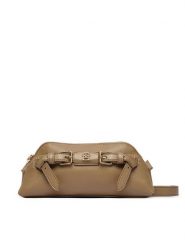 Tommy Hilfiger Torebka Th Buckle AW0AW19511 Beżowy. Brązowe listonoszki damskie Tommy Hilfiger, bez wzorów, ze skóry, bez dodatków. Za 409.99 zł.