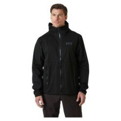 Kurtka wodoodporna Helly Hansen Momentum 3L Stretch. Czarne kurtki męskie Helly Hansen, l, bez wzorów, sportowe, bez kaptura. Za 869.99 zł.