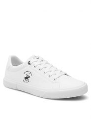 Beverly Hills Polo Club Tenisówki M-24MVS5002 Biały. Białe trampki męskie Beverly Hills Polo Club, bez wzorów, z syntetyku, bez zapięcia. Za 159.99 zł.