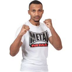 Koszulka mma Metal Boxe visual. Białe koszulki sportowe damskie METAL BOXE, xl, bez wzorów, bez ramiączek. Za 152.50 zł.