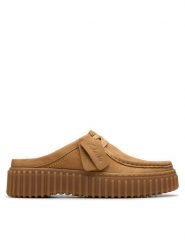 Clarks Klapki Torhill Mule 26181196 Brązowy. Brązowe klapki damskie Clarks, bez wzorów, ze skóry, bez obcasa, bez zapięcia. Za 349.99 zł.