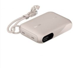 Powerbank Belkin Display 20W USB-C 10000 mAh Piaskowy (BPB027HQSD). Powerbanki Belkin. Za 159.06 zł.