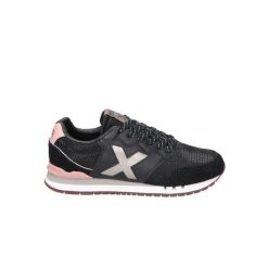 Buty MUNICH DASH WMN 266 Szary. Czarne obuwie sportowe damskie munich, bez wzorów, ze skóry, bez zapięcia. Za 327.60 zł.