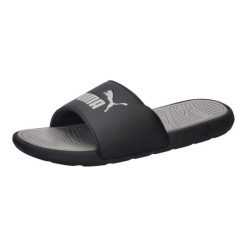Klapki męskie Puma Cool Cat 2.0. Czarne klapki męskie Puma, bez wzorów, z jeansu, bez zapięcia. Za 163.00 zł.