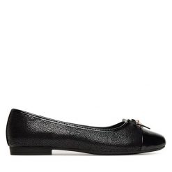Baleriny Clara Barson. Czarne balerinki damskie Clara Barson, bez wzorów, bez obcasa, bez zapięcia. Za 79.99 zł.