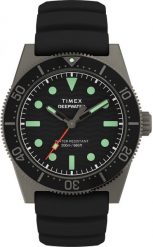 Zegarek męski Timex TW2W74700 czarny. Czarne zegarki męskie Timex, bez wzorów. Za 1,481.13 zł.