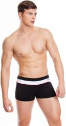 Bokserki pływackie męskie Aqua Speed Grant. Czarne bokserki męskie Aqua-Speed, bez wzorów, z dzianiny. Za 65.99 zł.