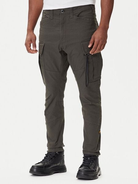 G-Star Raw Spodnie materiałowe Zip Pocket 3D D24307-E172 Zielony Skinny Fit. Zielone spodnie materiałowe męskie G-Star Raw, bez wzorów, z bawełny. Za 379.99 zł.