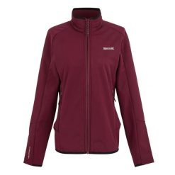 Kurtka damska na pełny zamek Regatta Moutdale. Czerwone kurtki sportowe damskie Regatta, bez wzorów, z materiału, bez ramiączek, bez kaptura, trekkingowe. Za 271.00 zł.