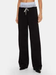 Imperial Spodnie dresowe P5H0IGS Czarny Relaxed Fit. Czarne spodnie dresowe damskie Imperial, bez wzorów, z bawełny. Za 309.99 zł.