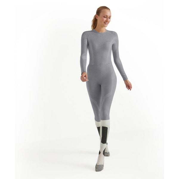 Damskie legginsy Falke Wool-Tech. Szare legginsy damskie Falke, bez wzorów. Za 419.40 zł.
