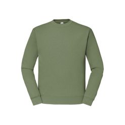 Męska Klasyczna Bluza Wkładana Przez Głowę. Zielone bluzy męskie fruit of the loom, m, bez wzorów, klasyczne, bez ramiączek, bez kaptura. Za 62.99 zł.