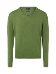 Nils Sundström Męski sweter z dzianiny Mężczyźni Bawełna zielony jednolity, M. Zielone swetry męskie Nils Sundström, m, bez wzorów, z bawełny, bez kołnierzyka, bez ramiączek. Za 199.95 zł.
