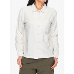 Koszula przeciw komarom damska Royal Robbins Expedition III L/S. Brązowe koszule damskie ROYAL ROBBINS, l, bez wzorów, casualowe, bez kołnierzyka, bez ramiączek. Za 303.99 zł.