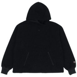 Bluza damska Champion Hooded 117549. Czarne bluzy damskie Champion, bez wzorów, bez ramiączek, bez kaptura. Za 189.09 zł.