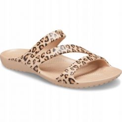 Klapki Dla Dorosłych Crocs Kadee II Graphic. Brązowe klapki męskie Crocs, bez wzorów, z materiału, bez zapięcia. Za 139.99 zł.