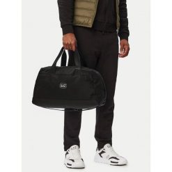 Torba sportowa EA7 Emporio Armani. Czarne torby sportowe męskie EA7 Emporio Armani, bez wzorów. Za 414.99 zł.