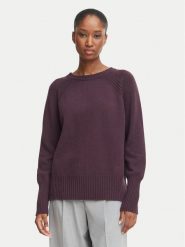 Marella Sweter Bella 2623366295 Bordowy Regular Fit. Czerwone swetry nierozpinane damskie Marella, l, bez wzorów, z wełny, bez kołnierzyka, bez ramiączek. Za 829.99 zł.