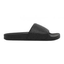 Klapki Karl Kani Pool Slide Prm PD00006205 czarne. Czarne klapki męskie bez wzorów, bez zapięcia. Za 304.48 zł.