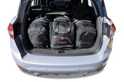 Torby Do Bagażnika Ford Kuga 2008-2012 4Szt Kjust. Czarne torby podróżne damskie KJUST, bez wzorów, z kauczuku. Za 1,203.00 zł.