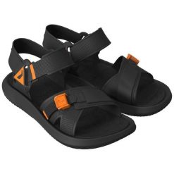 Sandały turystyczne męskie Rider RT Papete. Czarne sandały męskie Rider, bez wzorów, sportowe, bez zapięcia. W wyprzedaży za 139.50 zł.