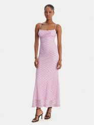 Bardot Sukienka letnia Adoni 57998DB1 Fioletowy Slim Fit. Fioletowe sukienki damskie Bardot, na lato, bez wzorów, z syntetyku, bez kołnierzyka, bez ramiączek. Za 529.99 zł.