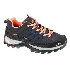 Damskie Buty Turystyczne Rigel Suede Low Cut. Brązowe obuwie trekkingowe damskie CMP, bez zapięcia. Za 546.99 zł.