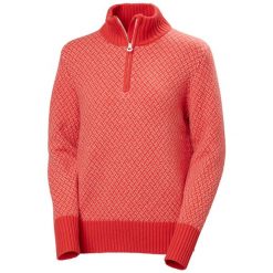 Sweter damski Helly Hansen Arctic Iceland. Czerwone swetry nierozpinane damskie Helly Hansen, l, bez wzorów, z materiału, klasyczne, bez kołnierzyka, bez ramiączek. Za 775.50 zł.