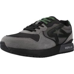 Buty REPLAY RS9I0003T Szary. Szare buty zimowe męskie Replay, bez wzorów, ze skóry, bez obcasa, bez zapięcia. Za 365.99 zł.