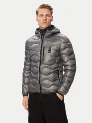 Blauer Kurtka puchowa Wave 26WBLUC03064 Szary Regular Fit. Szare kurtki męskie Blauer, m, bez wzorów, z puchu, bez kaptura. Za 1,849.00 zł.