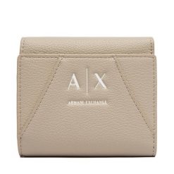 Portfel Armani Exchange. Brązowe portfele damskie Armani Exchange. Za 299.99 zł.