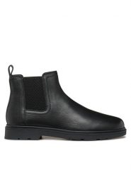 Geox Sztyblety U Spherica Ec1 U36D1C 00046 C9997 Czarny. Czarne botki męskie Geox, bez wzorów, ze skóry, bez obcasa, bez zapięcia. Za 509.99 zł.