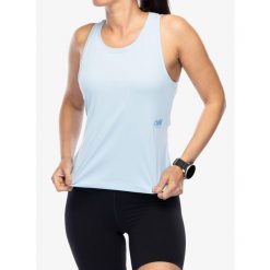 Koszulka do biegania damska Ciele DLYSinglet. Niebieskie bluzki damskie Ciele Athletics, bez wzorów, bez kołnierzyka, bez ramiączek. Za 177.99 zł.