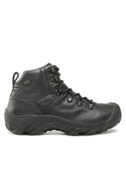Keen Trekkingi Pyrenes 1026585 Czarny. Czarne botki męskie Keen, bez wzorów, ze skóry, bez obcasa, bez zapięcia. Za 489.99 zł.