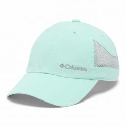 Czapka z daszkiem Columbia Tech Shade II Hat. Zielone czapki damskie Columbia, bez wzorów, sportowe. Za 89.99 zł.
