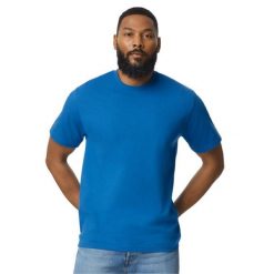 Koszulka Unisex Dla Dorosłych Softstyle Midweight. Niebieskie bluzki damskie GILDAN, xl, bez wzorów, sportowe, bez kołnierzyka, bez ramiączek. Za 43.99 zł.