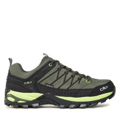 Trekkingi CMP. Zielone buty zimowe męskie CMP, bez wzorów, bez obcasa, bez zapięcia. Za 299.99 zł.
