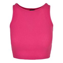Top W Prążki Dla Pań I Panów. Fioletowe topy damskie Urban Classics, l, bez wzorów, sportowe, bez kołnierzyka, bez ramiączek. Za 46.99 zł.