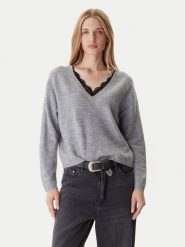 ONLY Sweter Manifesta 15329229 Szary Regular Fit. Szare swetry nierozpinane damskie ONLY, l, bez wzorów, z syntetyku, bez kołnierzyka, bez ramiączek. Za 169.99 zł.