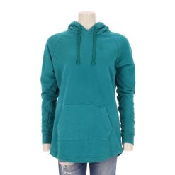 Second life - Damska bluza z kapturem TNF - Stan bardzo dobry. Niebieskie bluzy damskie The North Face, bez wzorów, bez ramiączek, z kapturem. Za 127.76 zł.