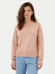 Calvin Klein Jeans Sweter Monogram J20J224802 Pomarańczowy Regular Fit. Brązowe swetry nierozpinane damskie Calvin Klein Jeans, xl, bez wzorów, z bawełny, bez kołnierzyka, bez ramiączek. Za 279.99 zł.