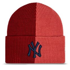 Czapka New Era. Czerwone czapki męskie New Era, na zimę, bez wzorów. Za 159.99 zł.