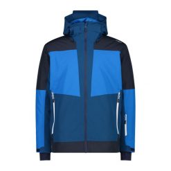 Kurtka narciarska CMP Fix. Niebieskie kurtki sportowe męskie CMP, na zimę, m, bez wzorów, bez kaptura, narciarskie. W wyprzedaży za 849.00 zł.