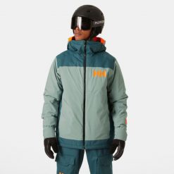 Kurtka narciarska Helly Hansen Powdreamer 2.0. Zielone kurtki sportowe męskie Helly Hansen, na zimę, m, bez wzorów, bez kaptura, narciarskie. W wyprzedaży za 1,243.50 zł.